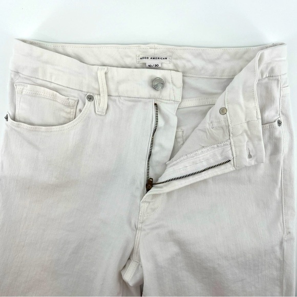 Good American Skinny Jeans White GAGL001 WHITE001 Size 10/30 - Picture 7 of 10